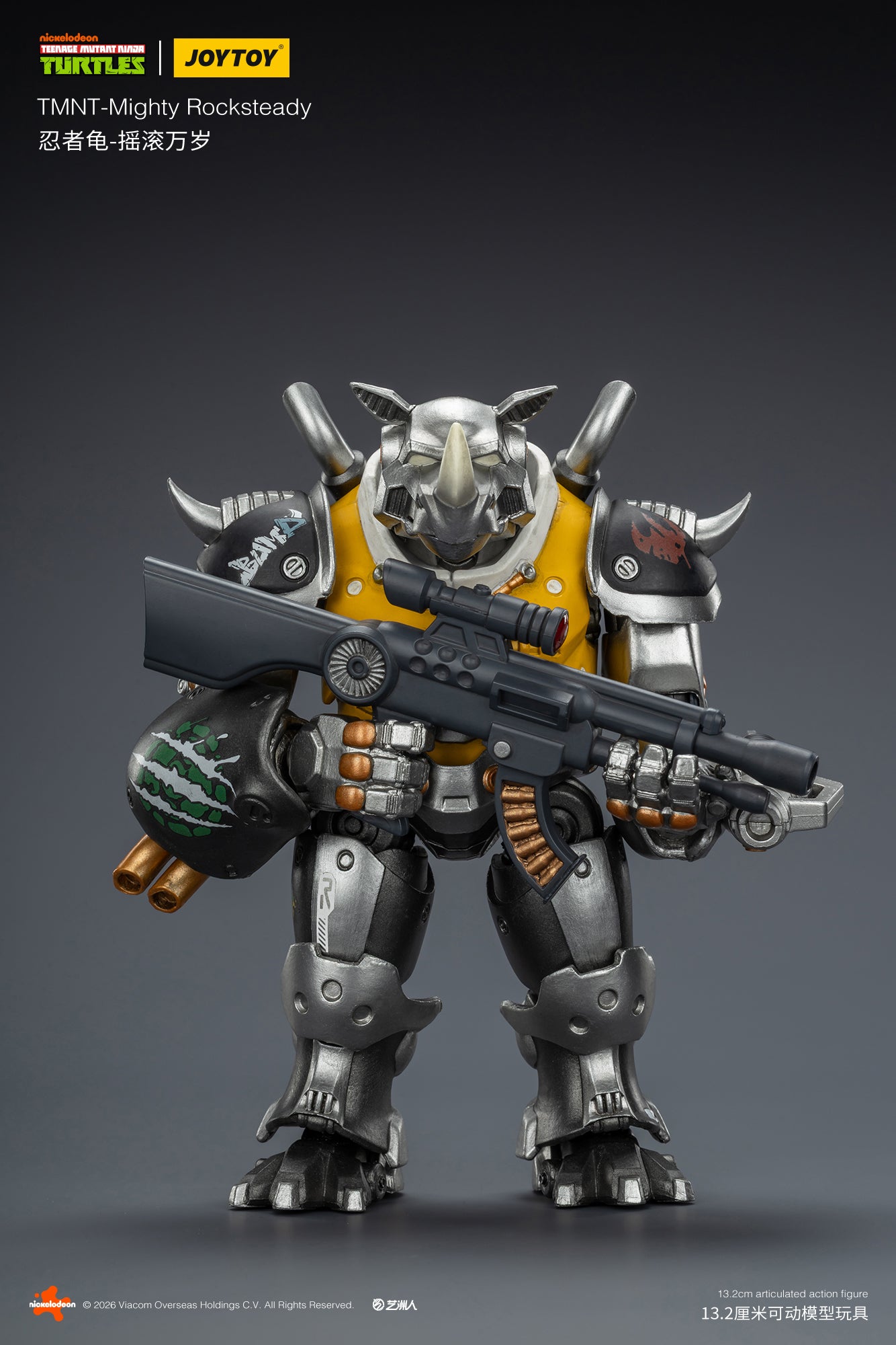 JOY TOY TMNT Mighty Rocksteady