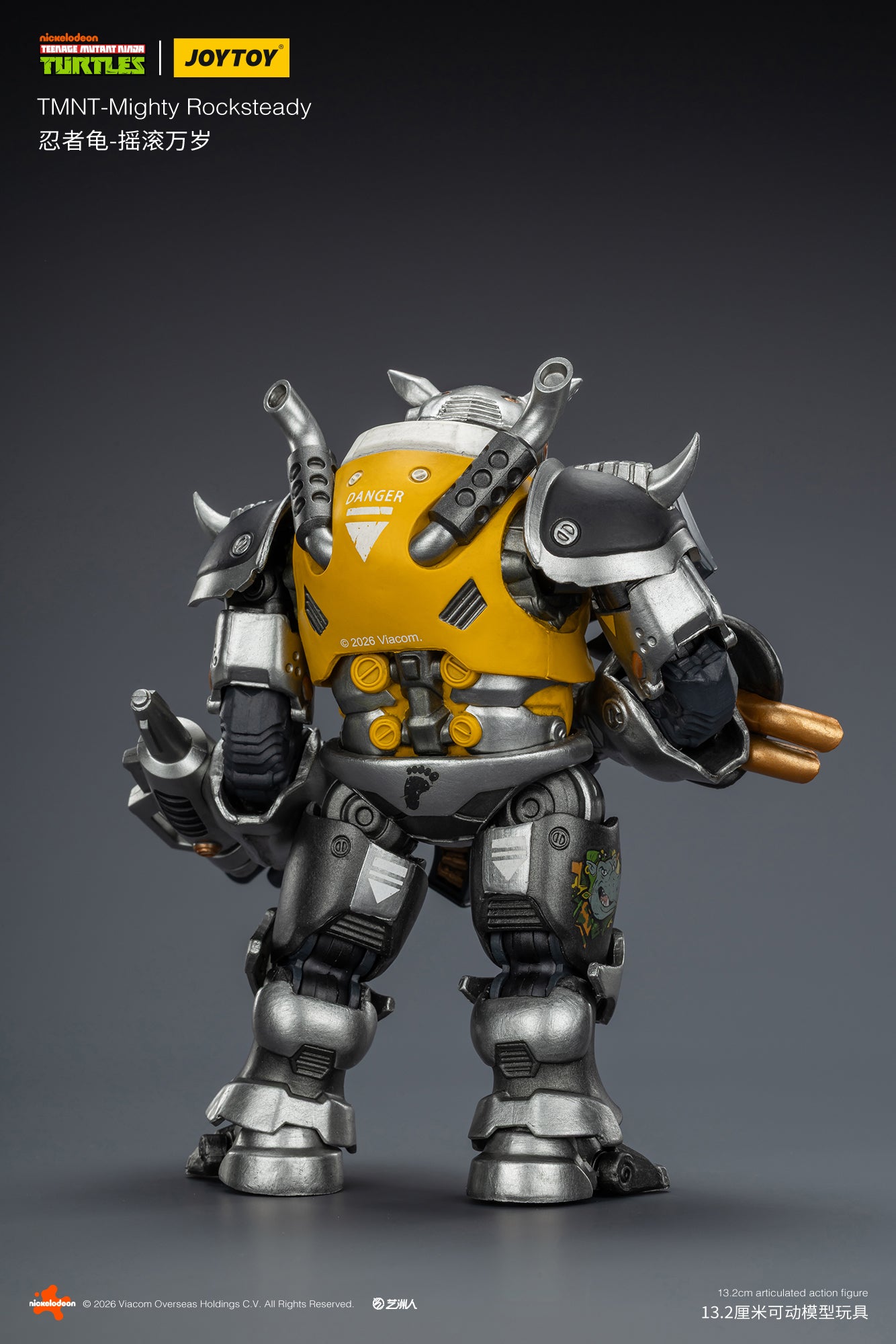 JOY TOY TMNT Mighty Rocksteady