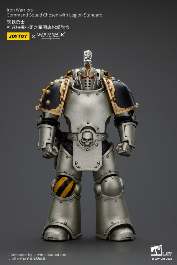 Warhammer The Horus Heresy Iron Warriors Command Squad Chosen with Legion Standard