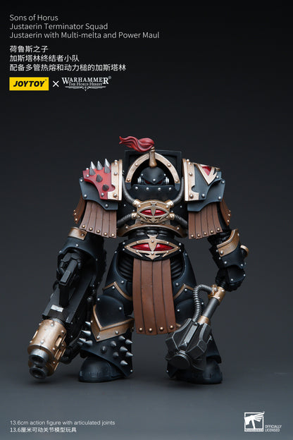 (Pre-Order) Warhammer Sons of Horus Justaerin Terminator Squad Justaerin with Multi-melta and Power MauL