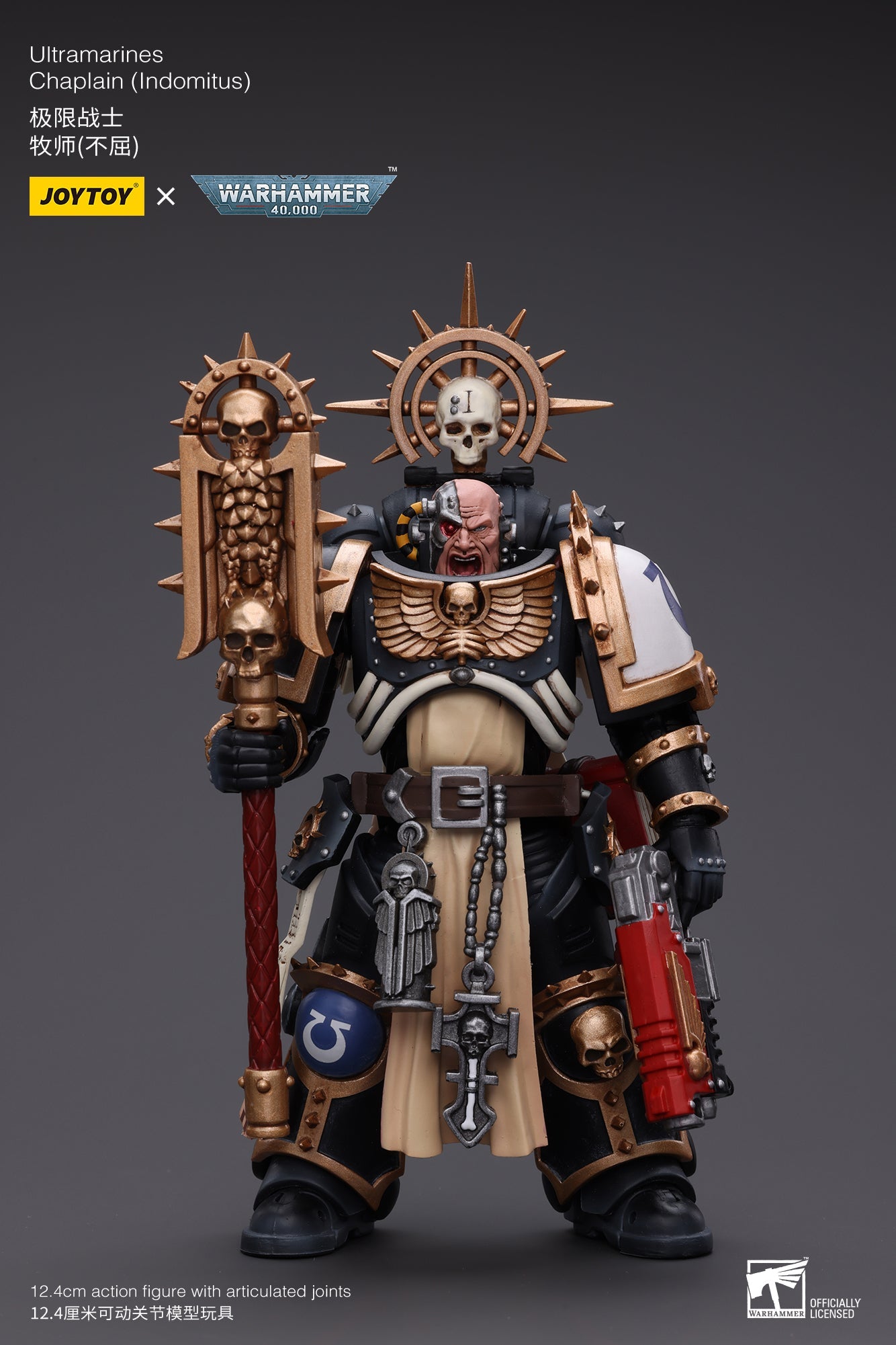 Warhammer 40K Ultramarines Chaplain (Indomitus) (In Stock)