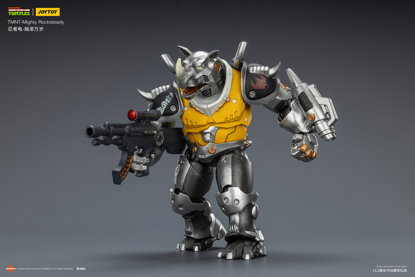 JOY TOY TMNT Mighty Rocksteady