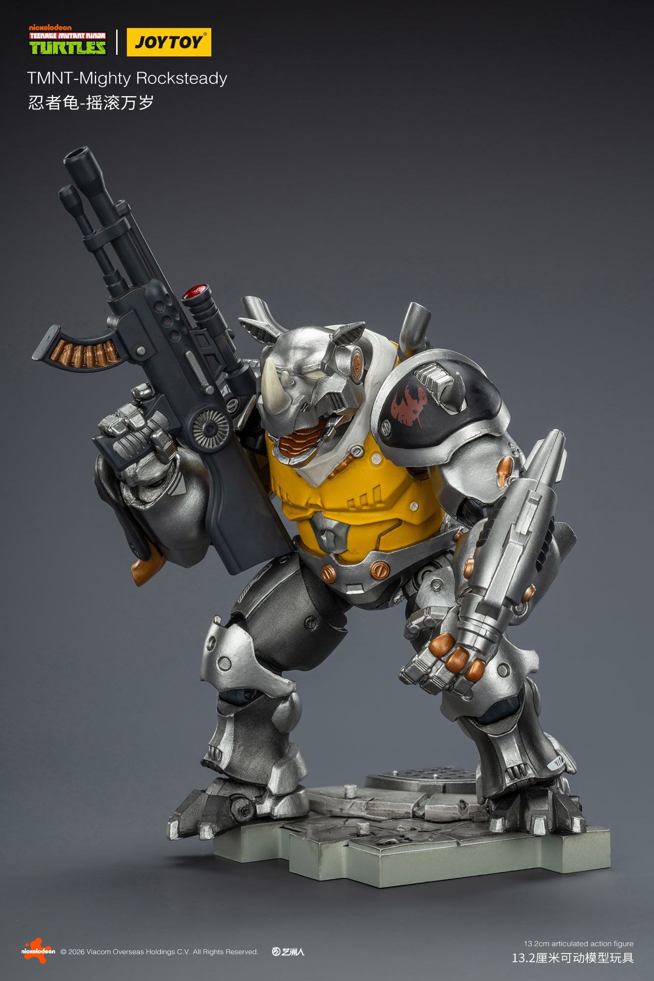 JOY TOY TMNT Mighty Rocksteady