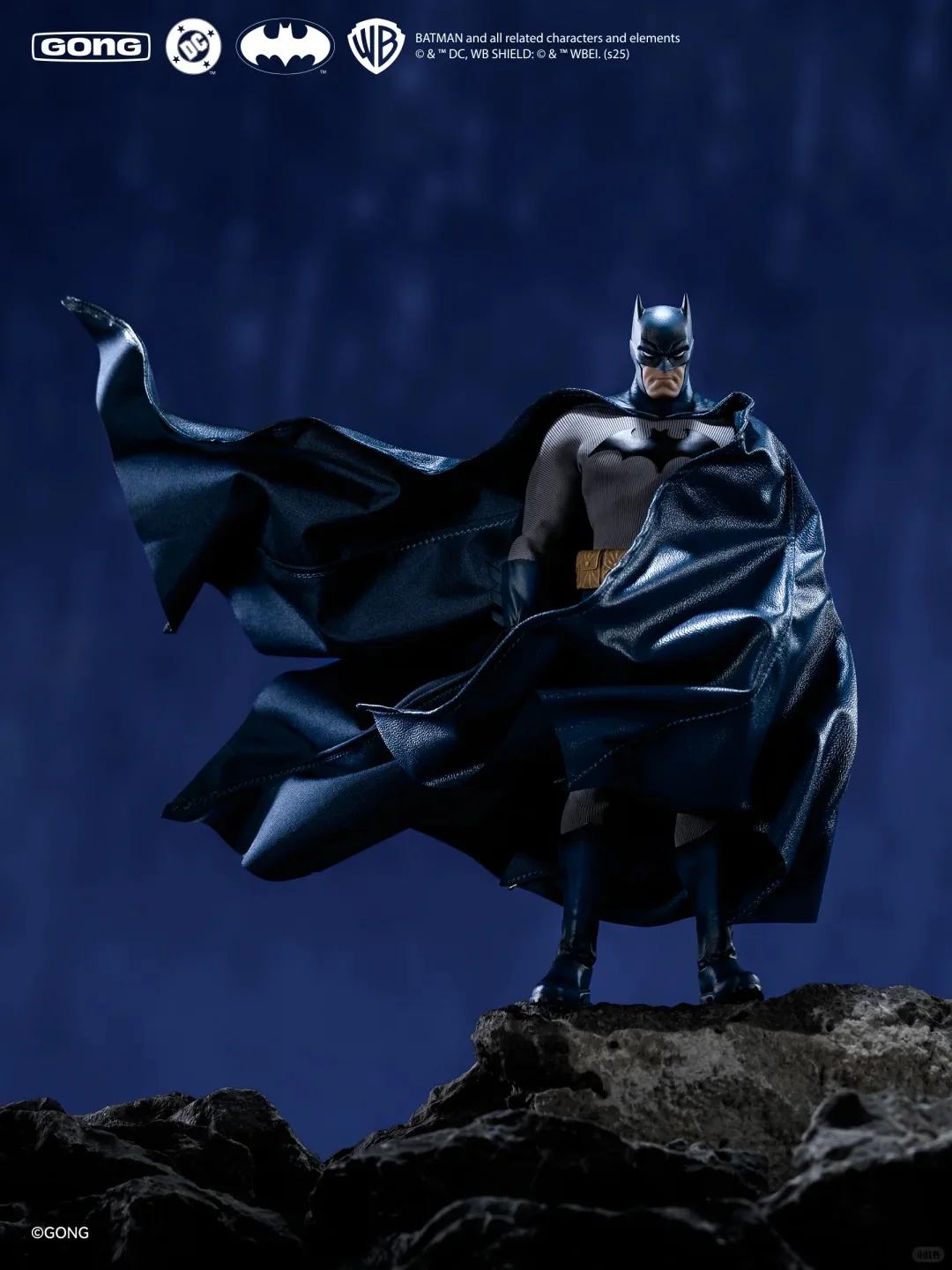 POPMART GONG 1/12 Official Licensed DC Hush Batman Action Figure