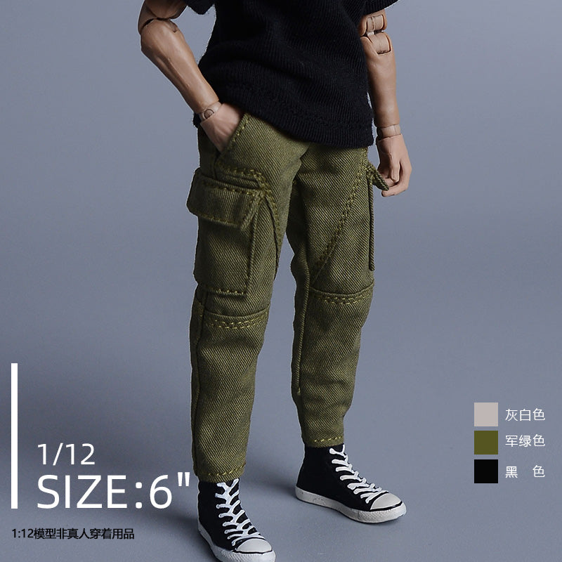 Pants for 1/12 6 inch figure
