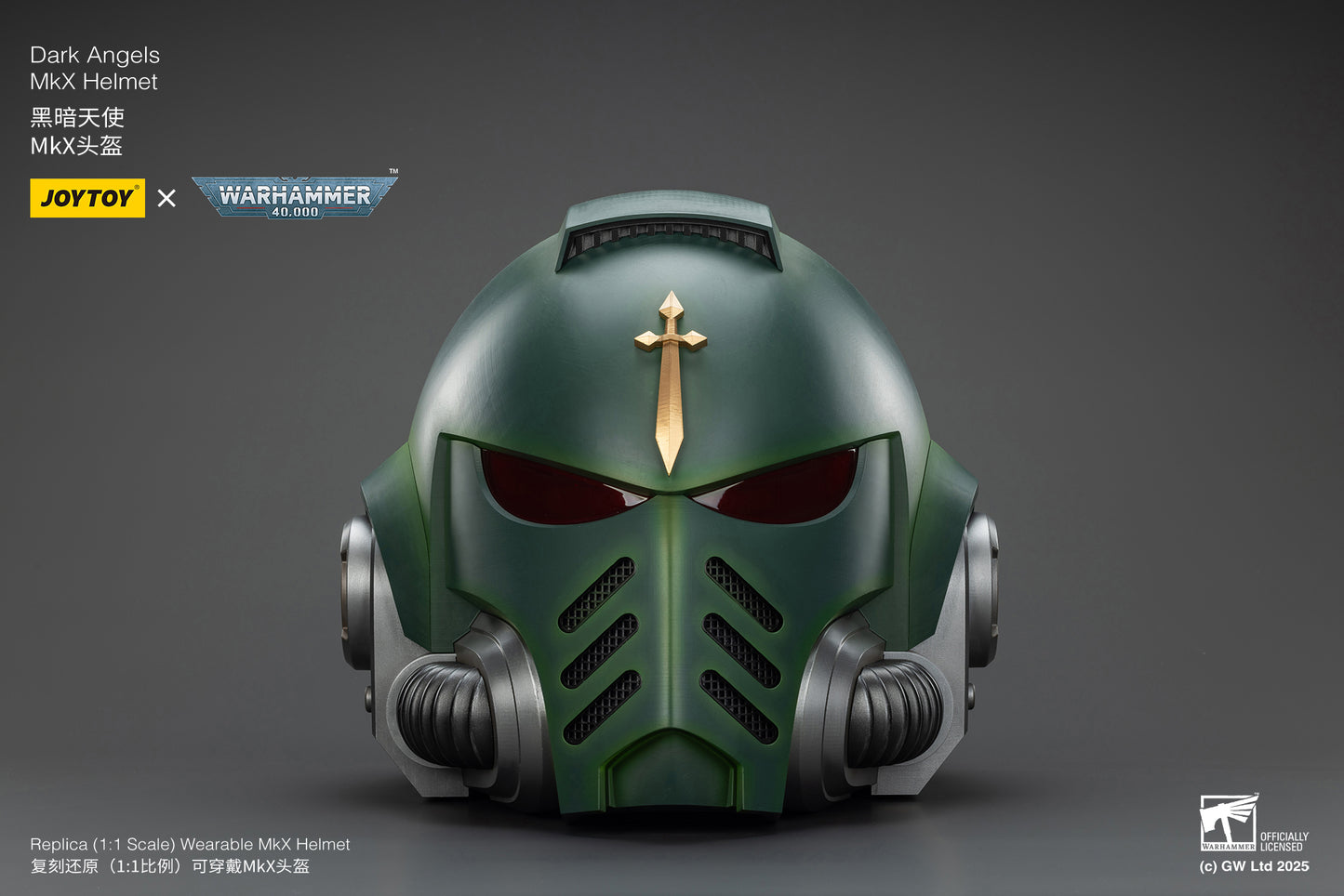 (Pre-Order) Warhammer 40k Dark Angels MkX Helmet