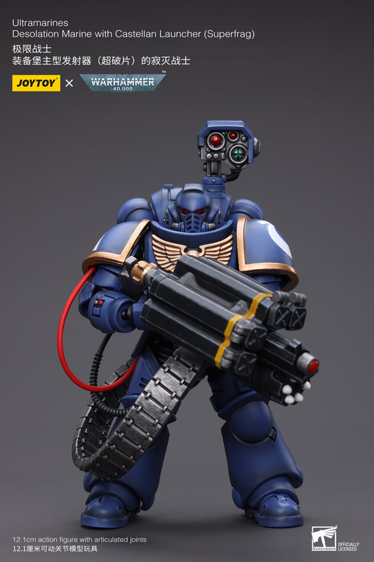 (Pre-Order) Warhammer 40K Ultramarines Desolation Marine with Castellan Launcher (SuperfragοΌ