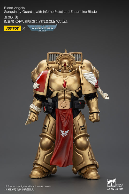 (Pre-Order) Warhammer 40k Blood Angels Sanguinary Guard 1 with Inferno Pistol and Encarmine Blade