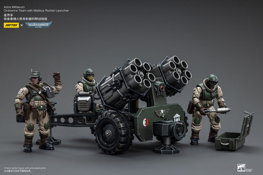 Warhammer 40K Astra Militarum Ordnance Team with Malleus Rocket Launcher (In Stock)