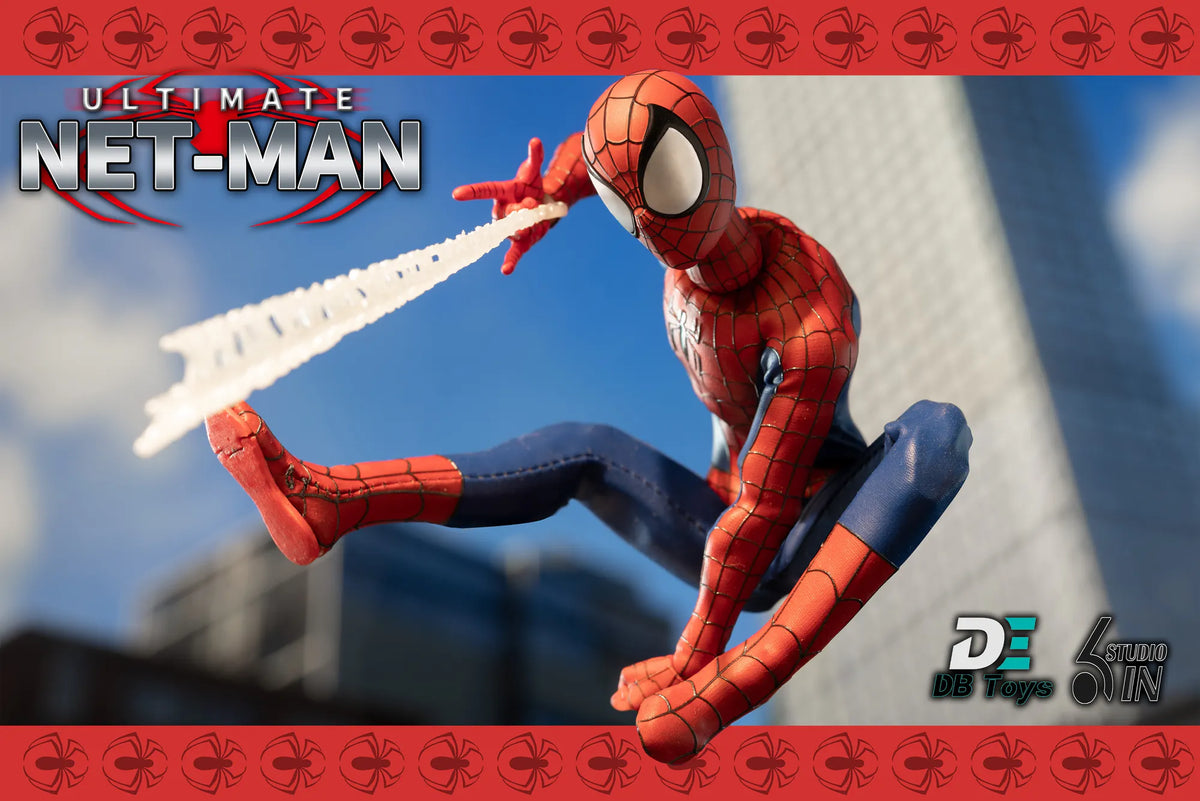 Net Man DBToys X 6in Studio- Ultimate Netman 1/12 Action Figure (Red Ultimate ...