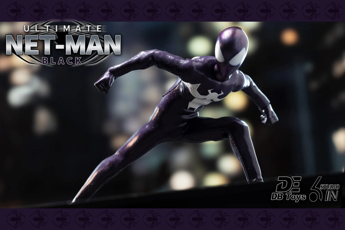 Ultimate Netman DBToys X 6in Studio- Ultimate Netman 1/12 Action Figure (Black Symbiote ...