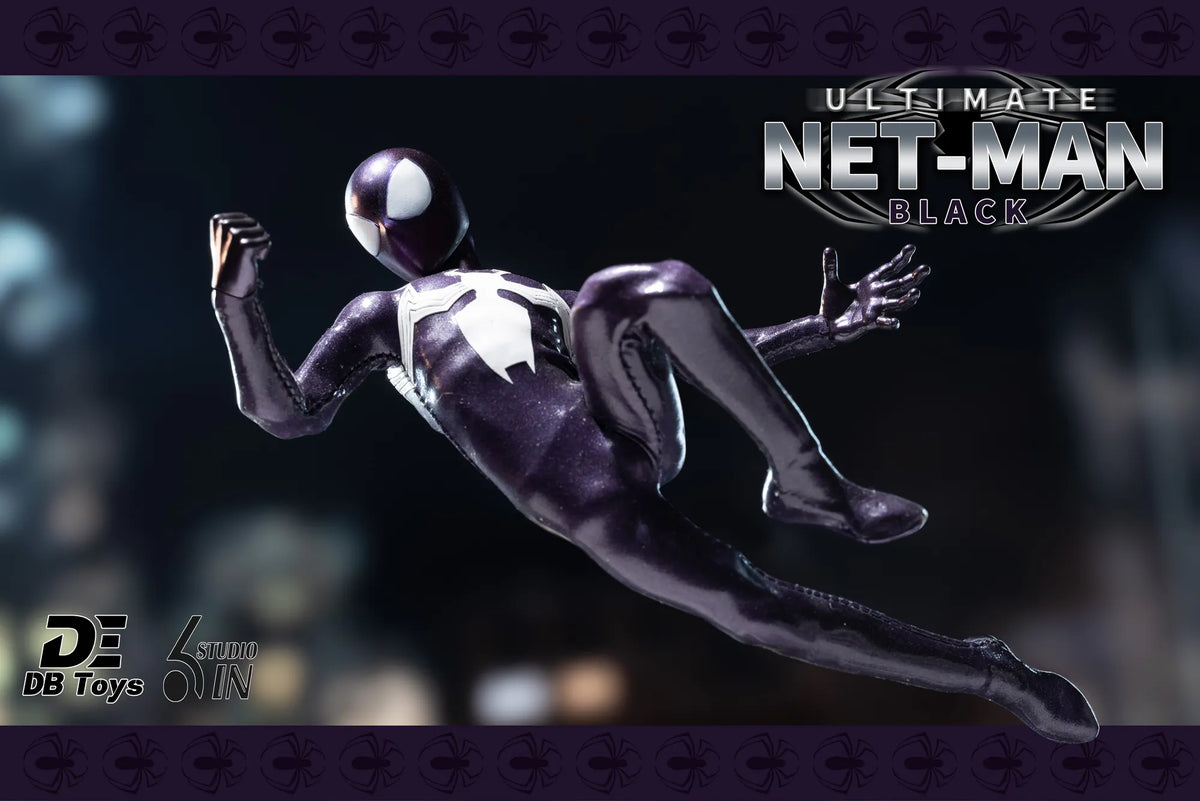 Ultimate Netman DBToys X 6in Studio- Ultimate Netman 1/12 Action Figure (Black Symbiote ...