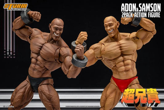 (Pre-Order) Storm Collectibles Chou-Aniki Adon and Samson 1/12 Scale Action Figure Set
