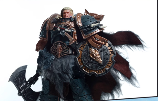 Custom 1/12 Clothing Accessories Cloak for Space Wolves Leman Russ Primarch