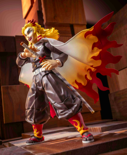 Custom 1/12 Clothing Accessories Cape for Buzzmod/Figma Kyojuro Rengoku
