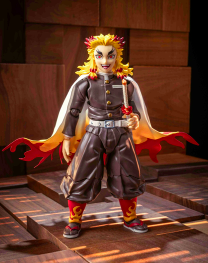 Custom 1/12 Clothing Accessories Cape for Buzzmod/Figma Kyojuro Rengoku