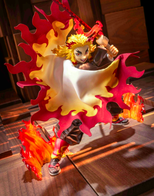 Custom 1/12 Clothing Accessories Cape for Buzzmod/Figma Kyojuro Rengoku