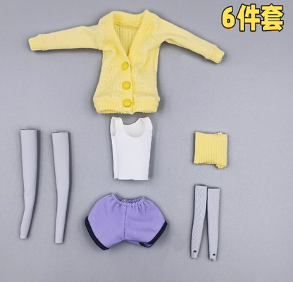 Custom 1/12 Clothing Accessories Clothes for Crazy Figure Dandadan Seiko