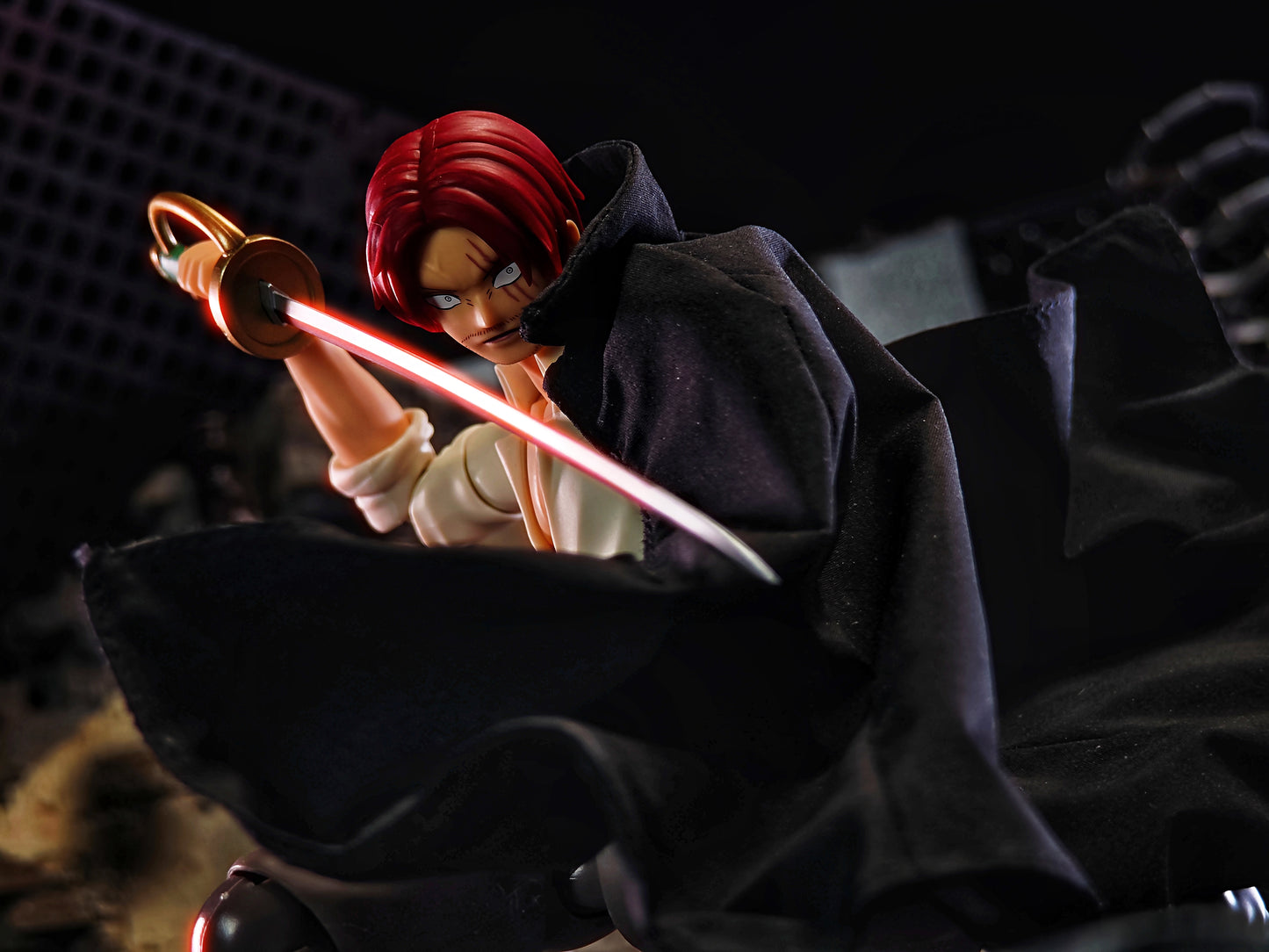 Custom 1/12 Clothing Accessories Cape for S.H.Figuarts Shanks