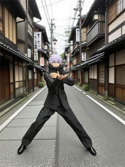 Custom 1/12 Clothing Accessories Clothes S.H.Figuarts Gojo for Vtoys Body