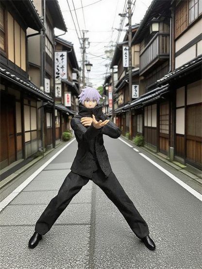 Custom 1/12 Clothing Accessories Clothes S.H.Figuarts Gojo for Vtoys Body