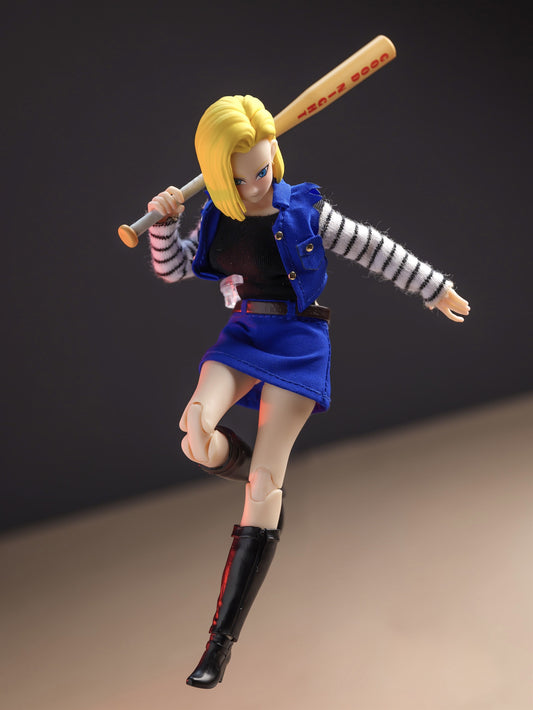 Custom 1/12 Clothing Accessories Clothes for HITToys Rebel Girls Andriod 18