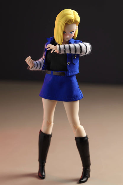 Custom 1/12 Clothing Accessories Clothes for HITToys Rebel Girls Andriod 18