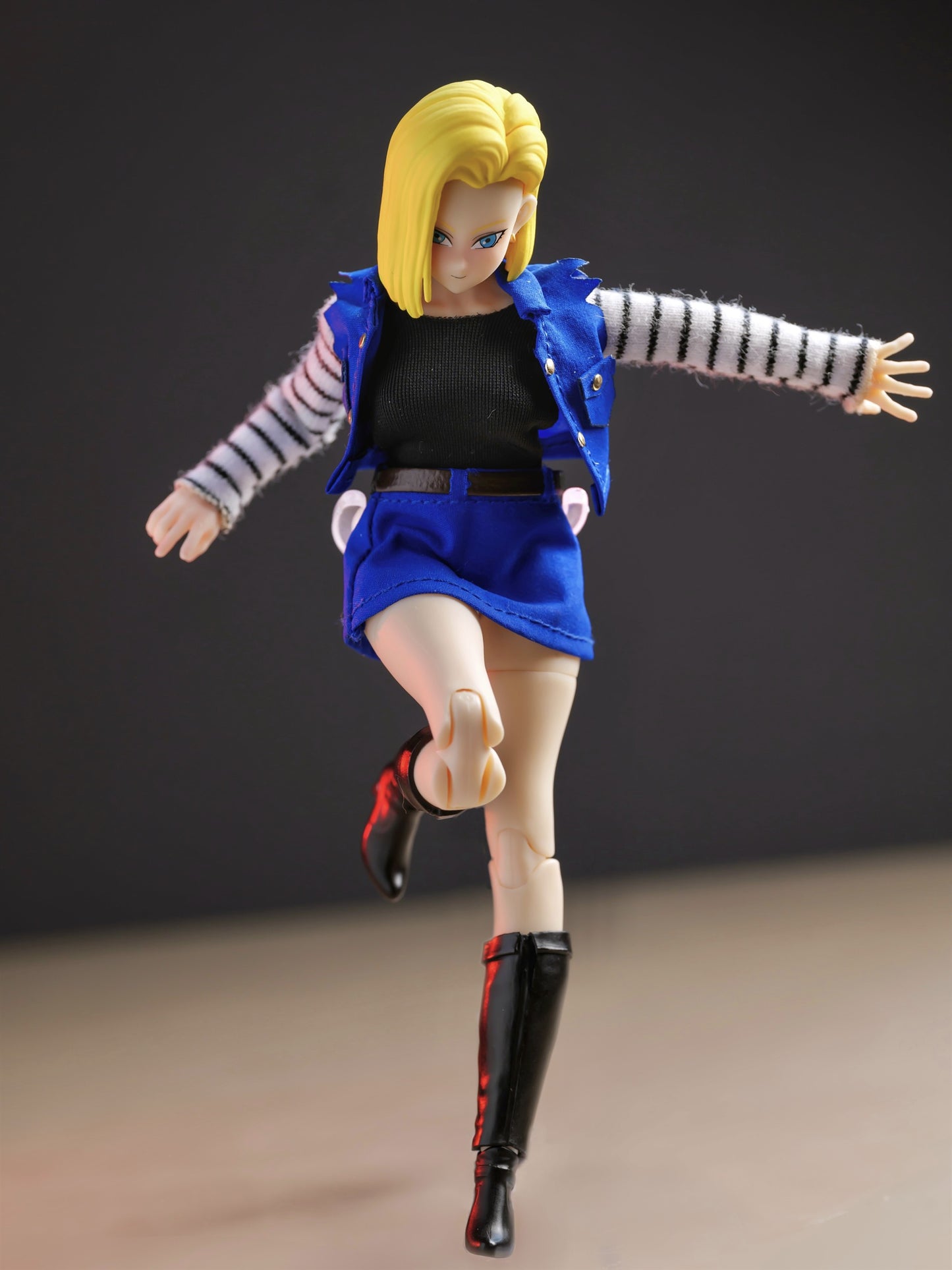 Custom 1/12 Clothing Accessories Clothes for HITToys Rebel Girls Andriod 18