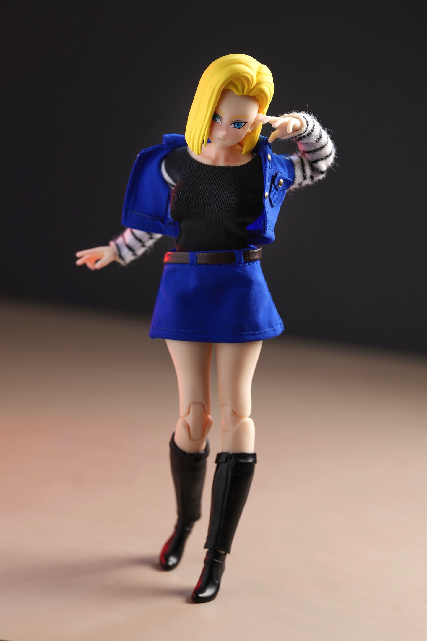 Custom 1/12 Clothing Accessories Clothes for HITToys Rebel Girls Andriod 18