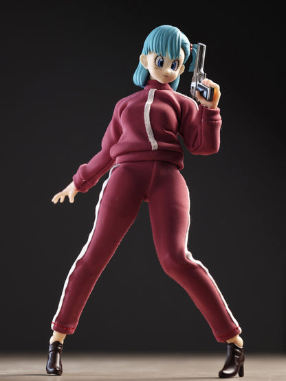 Custom 1/12 Clothing Accessories Clothes for HITToys Rebel Girls Bulma