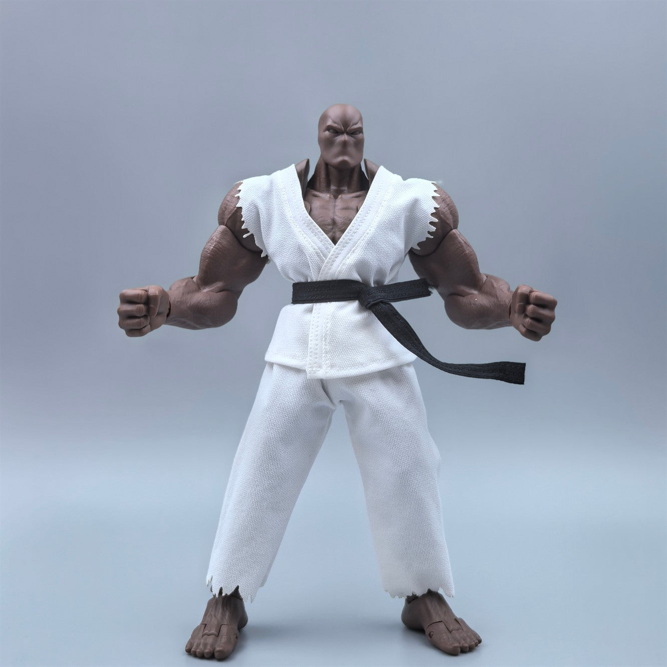Custom 1/12 Clothing Accessories Clothes Street Fighters for Romankey Big Guy Body