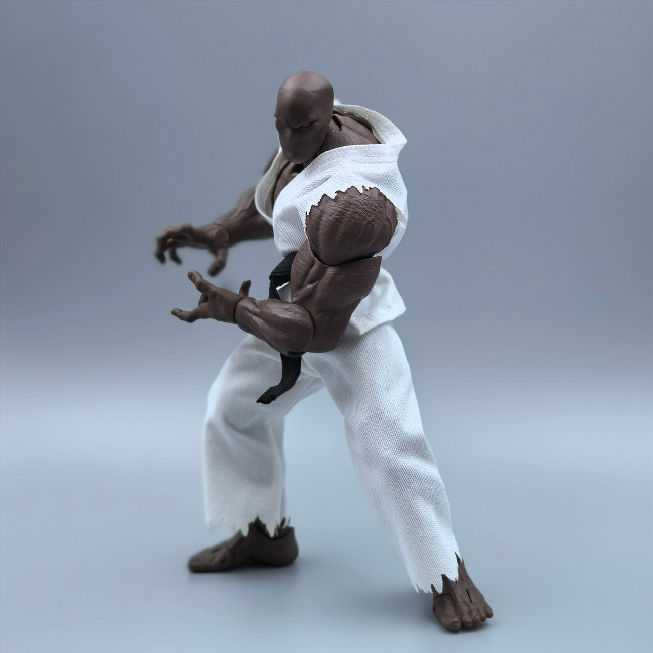 Custom 1/12 Clothing Accessories Clothes Street Fighters for Romankey Big Guy Body