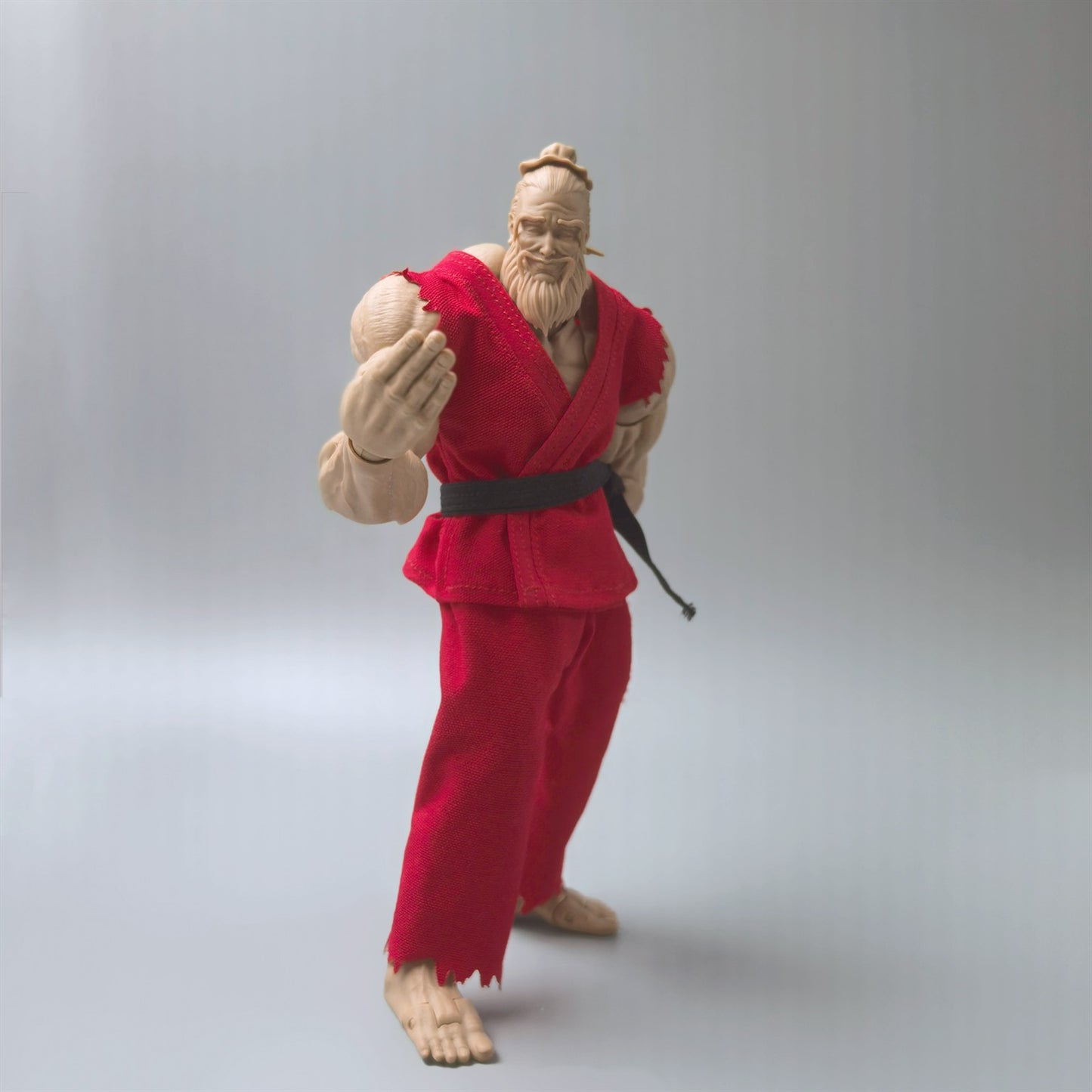 Custom 1/12 Clothing Accessories Clothes Street Fighters for Romankey Big Guy Body