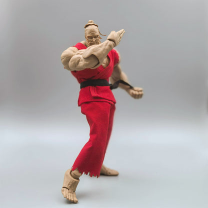 Custom 1/12 Clothing Accessories Clothes Street Fighters for Romankey Big Guy Body