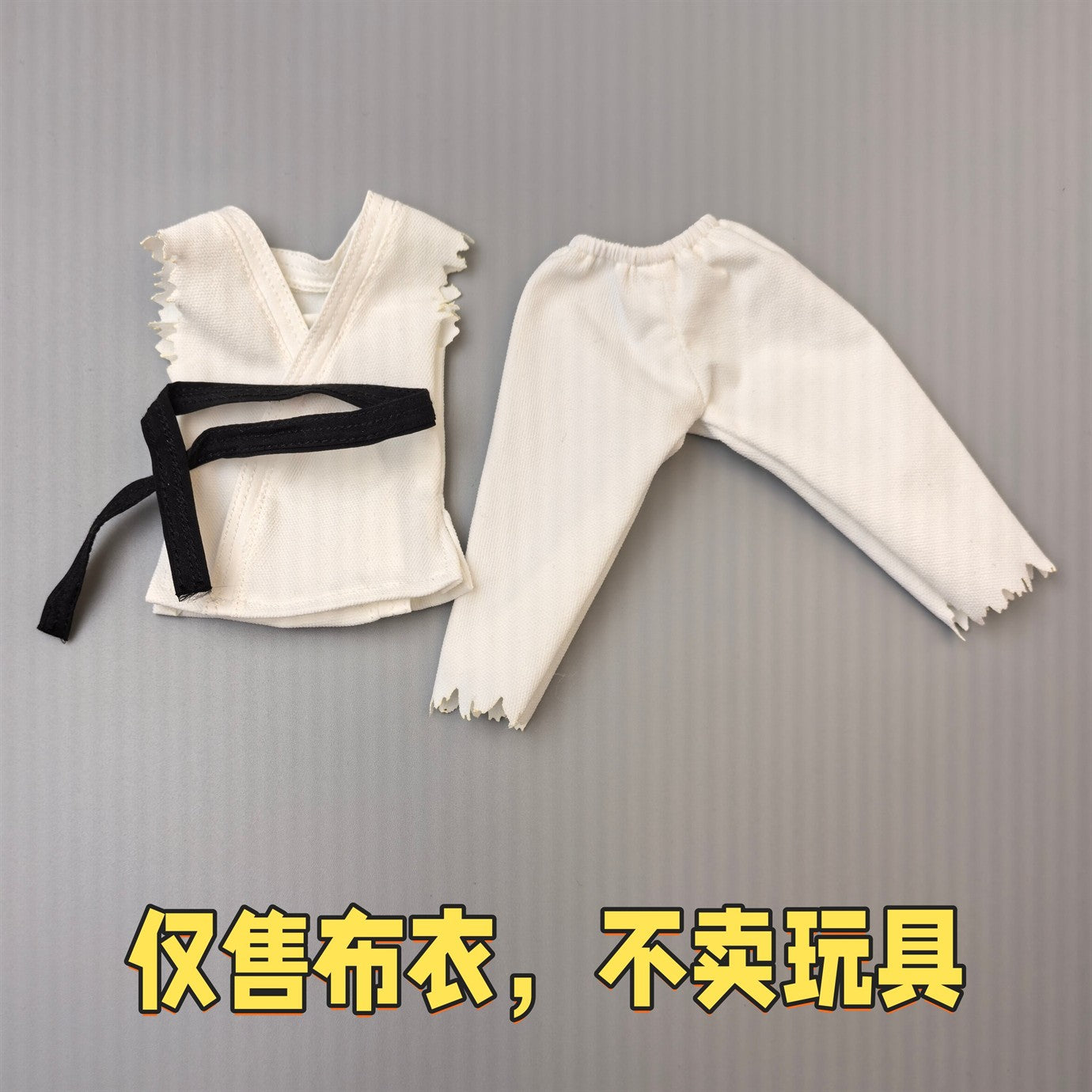 Custom 1/12 Clothing Accessories Clothes Street Fighters for Romankey Big Guy Body