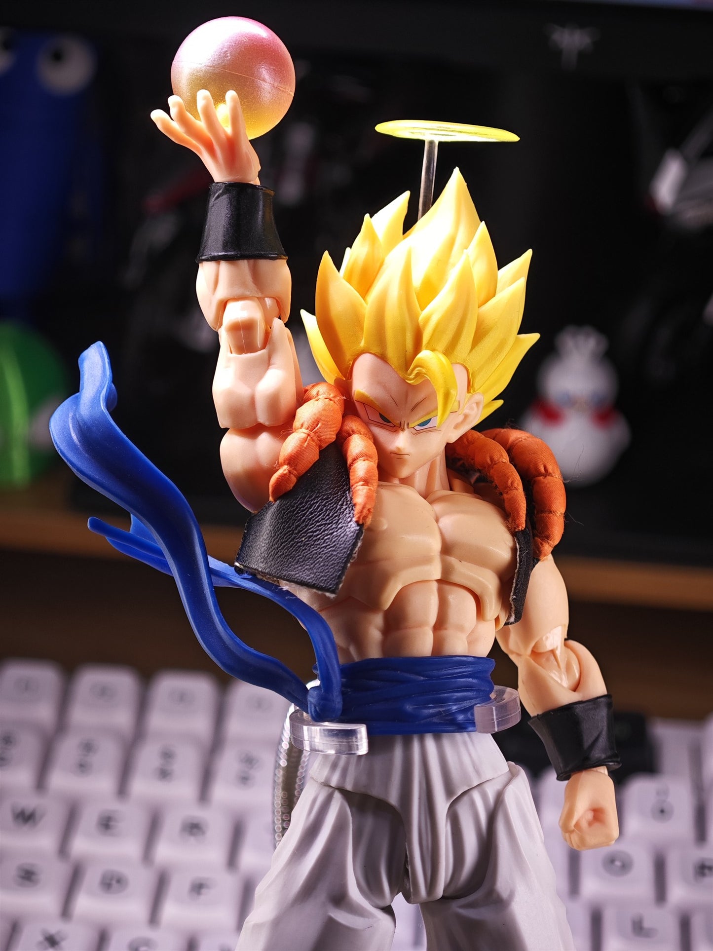 Custom 1/12 Clothing Accessories Clothes for Dragon Ball Gogeta