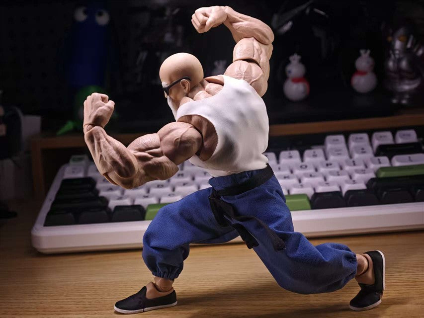 Custom 1/12 Clothing Accessories Clothes S.H.Figuarts Dragon Ball Master Roshi for Romankey Big Guy Body