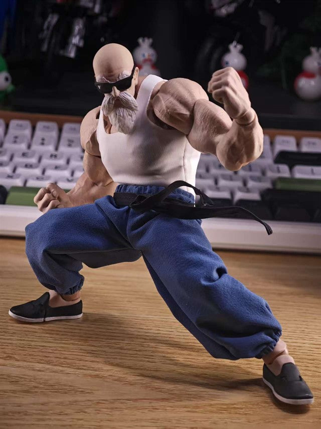 Custom 1/12 Clothing Accessories Clothes S.H.Figuarts Dragon Ball Master Roshi for Romankey Big Guy Body