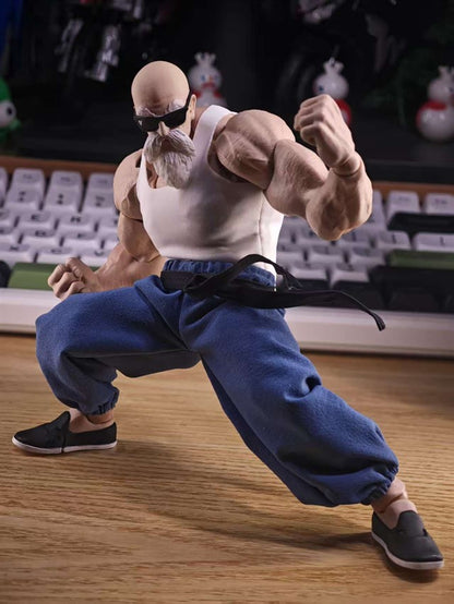 Custom 1/12 Clothing Accessories Clothes S.H.Figuarts Dragon Ball Master Roshi for Romankey Big Guy Body