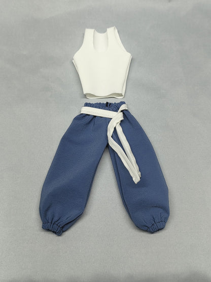 Custom 1/12 Clothing Accessories Clothes S.H.Figuarts Dragon Ball Master Roshi for Romankey Big Guy Body