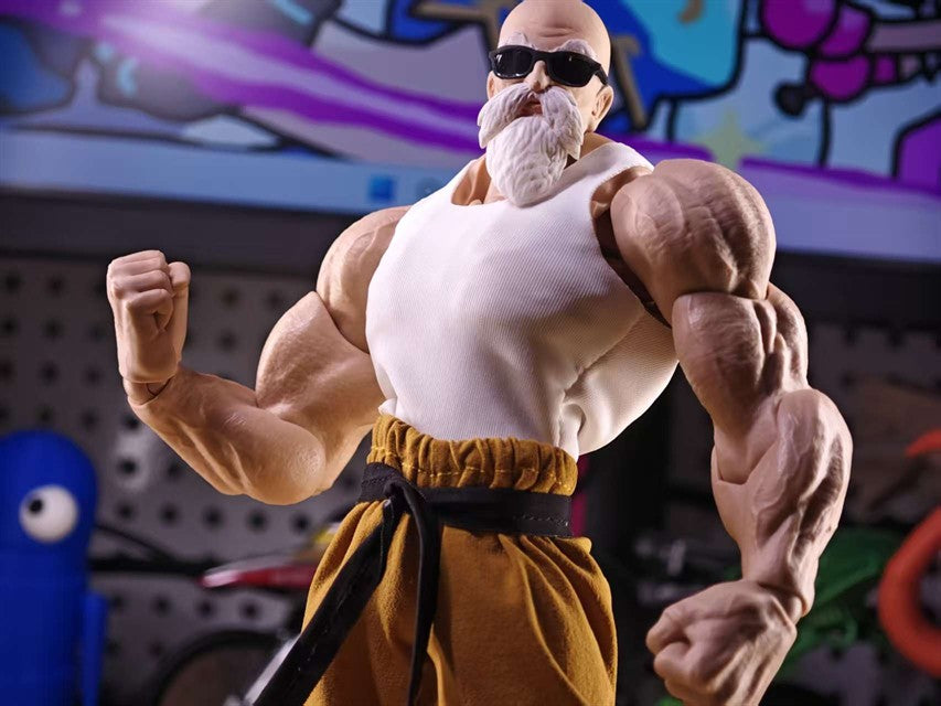 Custom 1/12 Clothing Accessories Clothes S.H.Figuarts Dragon Ball Master Roshi for Romankey Big Guy Body