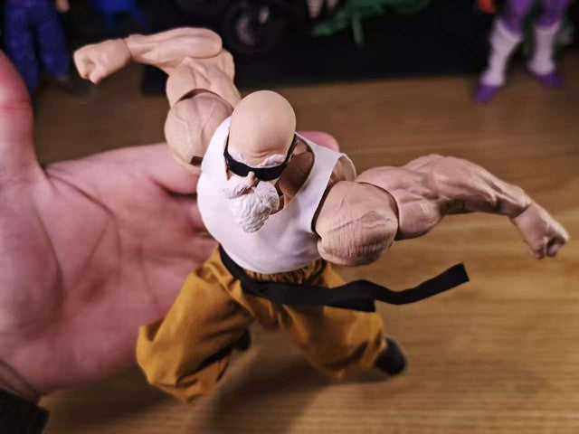 Custom 1/12 Clothing Accessories Clothes S.H.Figuarts Dragon Ball Master Roshi for Romankey Big Guy Body