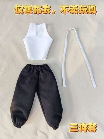 Custom 1/12 Clothing Accessories Clothes S.H.Figuarts Dragon Ball Master Roshi for Romankey Big Guy Body