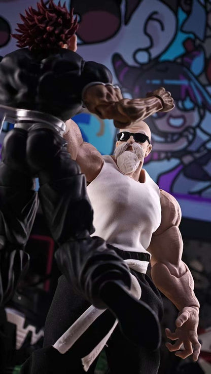 Custom 1/12 Clothing Accessories Clothes S.H.Figuarts Dragon Ball Master Roshi for Romankey Big Guy Body