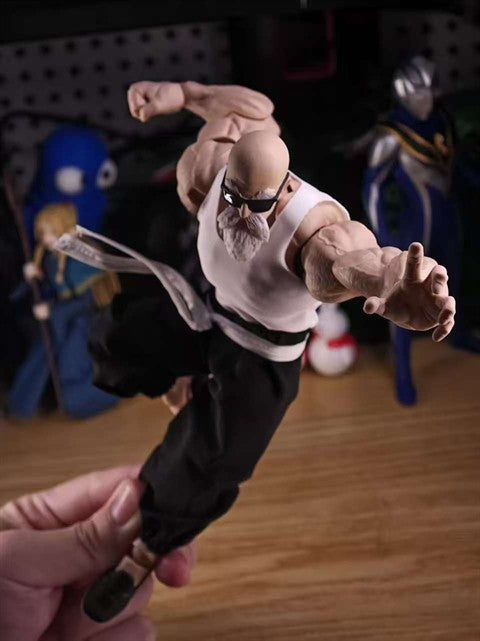 Custom 1/12 Clothing Accessories Clothes S.H.Figuarts Dragon Ball Master Roshi for Romankey Big Guy Body