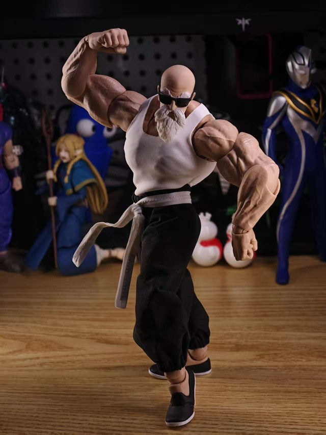 Custom 1/12 Clothing Accessories Clothes S.H.Figuarts Dragon Ball Master Roshi for Romankey Big Guy Body