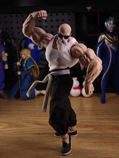 Custom 1/12 Clothing Accessories Clothes S.H.Figuarts Dragon Ball Master Roshi for Romankey Big Guy Body