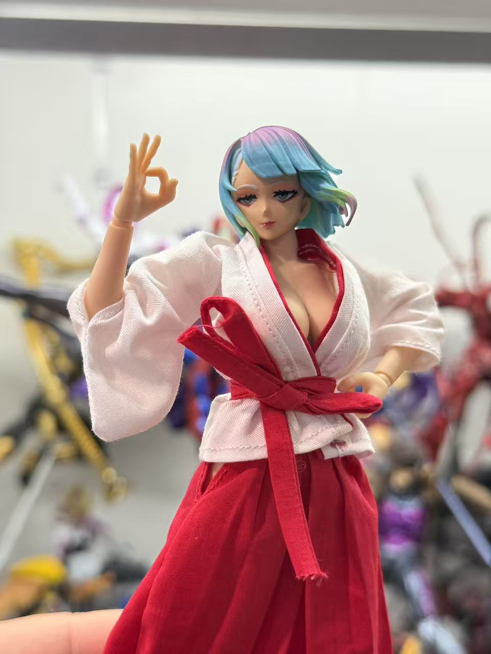 Custom 1/12 Action Figure Cyberpunk Lucy Head Sclupt