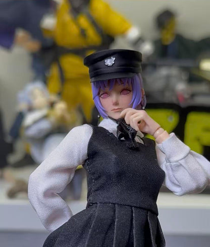 Custom 1/12 Action Figure Chainsaw Death Devil for Romankey Body