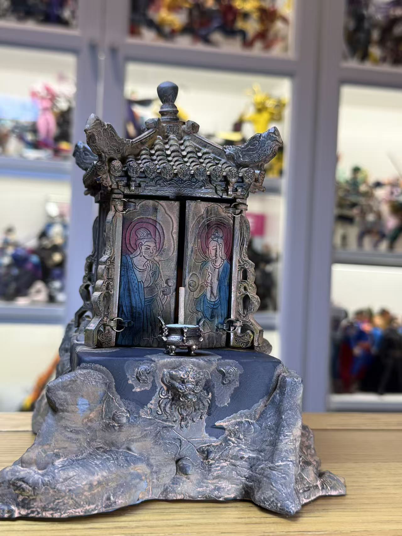 Custom Hand Made 1/12 Black Myth Wukong Yellow Wind Temple Diorama